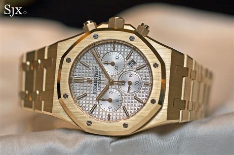 audemars piguet royal oak yellowgold|piguet royal oak watch price.